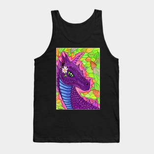 Purple Earth Dragon Tank Top